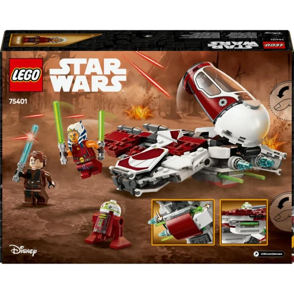 LEGO® Star Wars TM - Nava Interceptor™ Jedi a lui Ahsoka 75401, 290 piese - imagine 3