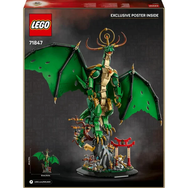 LEGO® NINJAGO® - Dragonul gardian 71847, 1650 piese - imagine 3