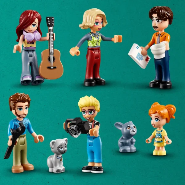 LEGO® Friends - Casele familiale ale lui Olly si Paisley 42620, 1126 piese - imagine 9