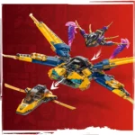 LEGO® Ninjago™ - Superavionul cu reactie al lui Ras si Arin 71833, 510 piese - imagine 7