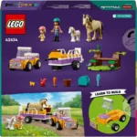 LEGO® Friends - Remorca cu cal si ponei 42634, 105 piese - imagine 3