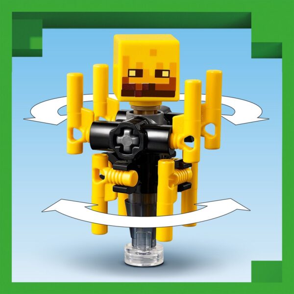 LEGO® Minecraft™ - Batalie deasupra lavei in Nether 21266, 99 piese - imagine 8