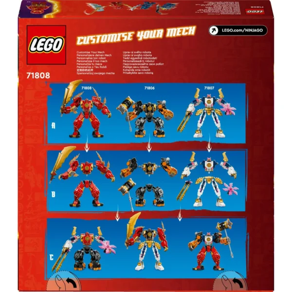 LEGO® Ninjago® - Robotul stihie de foc al lui Kai 71808, 322 piese - imagine 3