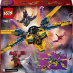 LEGO® Ninjago™ - Superavionul cu reactie al lui Ras si Arin 71833, 510 piese - imagine 3