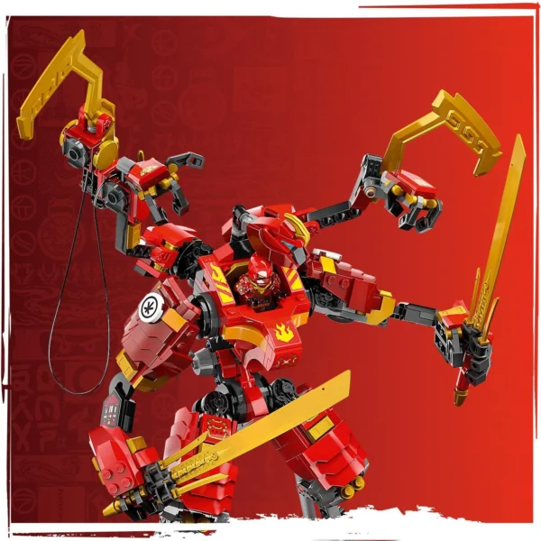 LEGO® NINJAGO® - Robotul ninja catarator al lui Kai 71812, 623 piese - imagine 8
