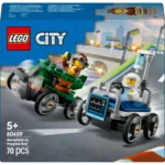 LEGO® City - Pachet de curse Avion vs. pat de spital 60459, 70 piese - imagine 2