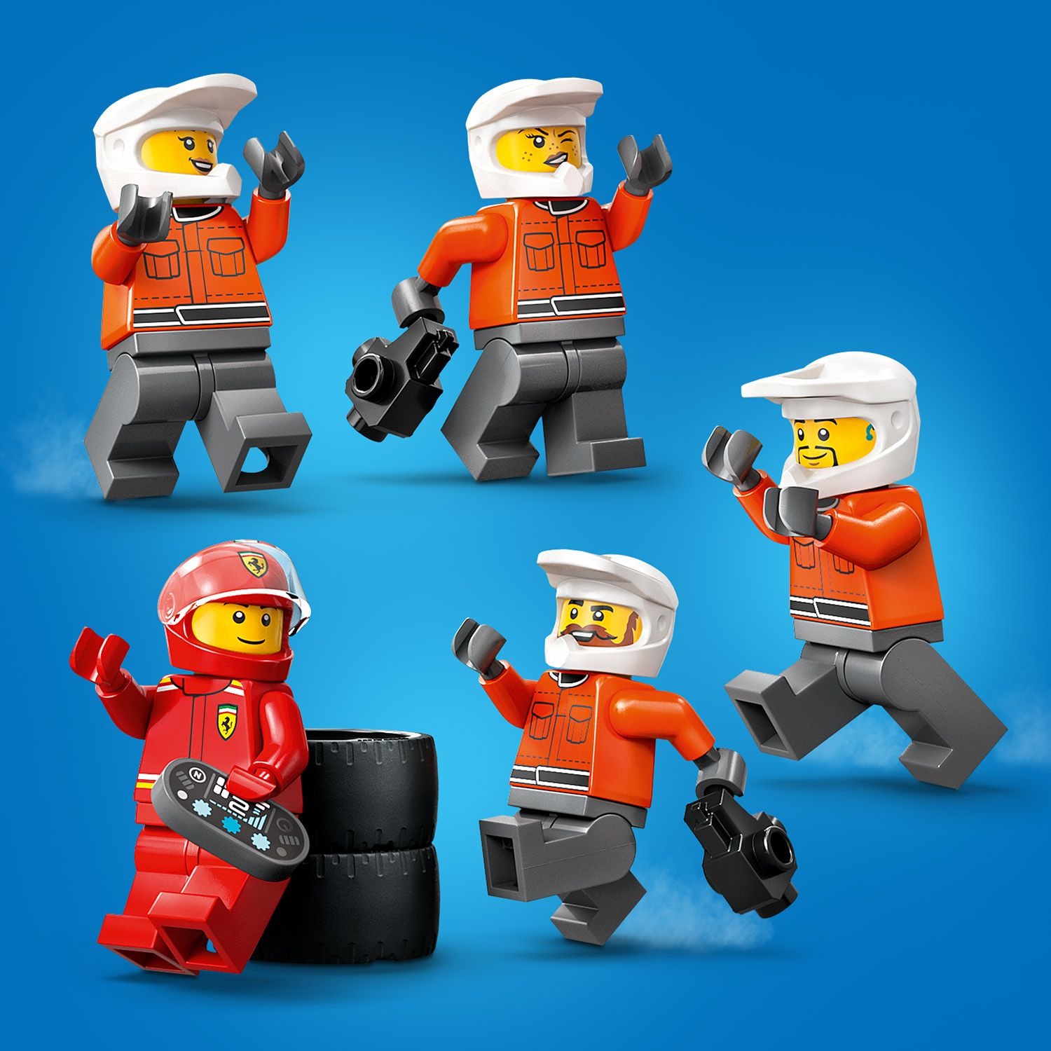 res_74fea2f4a93bad66ba205149e0d154b8 LEGO® City - Boxa si mecanici F1® cu masina Ferrari 60443, 322 piese - imagine 8