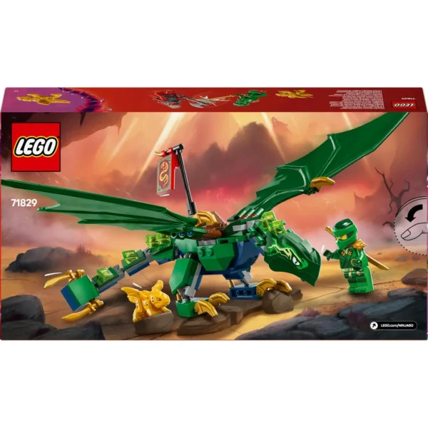 LEGO® Ninjago™ - Dragonul Padure Verde al lui Lloyd 71829, 128 piese - imagine 3