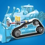 LEGO® City - Buldozer galben 60466, 682 piese - imagine 6
