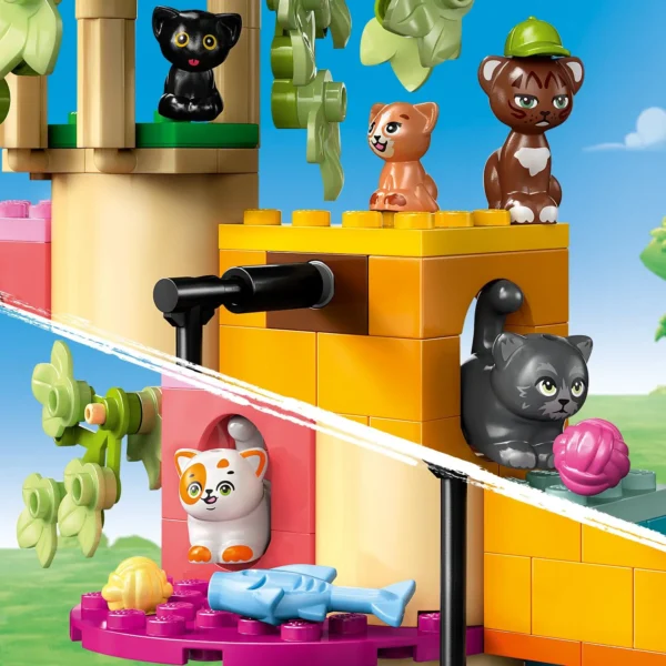 LEGO® Friends - Petrecere de ziua de nastere a pisicii si casuta in copac 42666, 321 piese - imagine 7