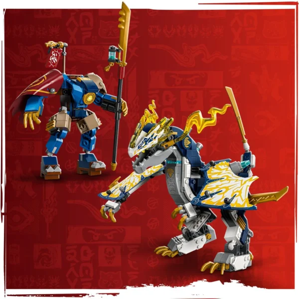 LEGO® NINJAGO® - Robotul calaret de dragon al lui Rogue 71843, 584 piese - imagine 8