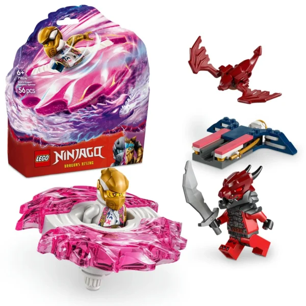 LEGO® Ninjago - Dragonul Spinjitzu rotitor al Sorei 71824, 56 piese - imagine 1