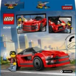 LEGO® City - Masina sport rosie 60448, 109 piese - imagine 3