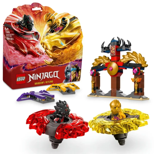 LEGO® Ninjago - Pachet de lupta cu dragoni Spinjitzu 71826, 186 piese - imagine 1