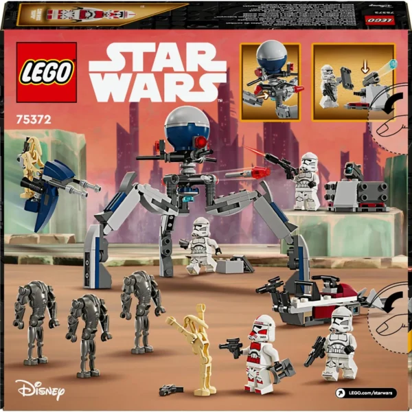 LEGO® Star Wars™ - Pachet de lupta Clone Trooper™ si droid de lupta 75372, 215 piese - imagine 3