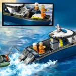 LEGO® City - Urmarire cu barca de politie 60456, 264 piese - imagine 7