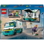 LEGO® City - Ambulanta de urgente 60451, 184 piese - imagine 3