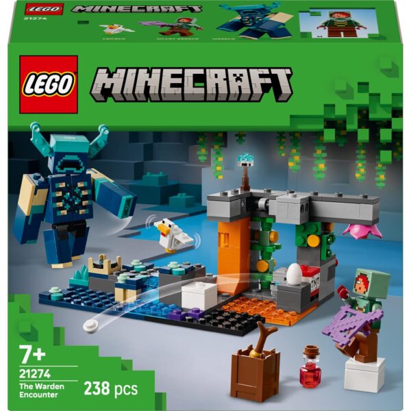 LEGO® Minecraft® - Intalnirea cu Temnicerul 21274, 238 piese - imagine 2