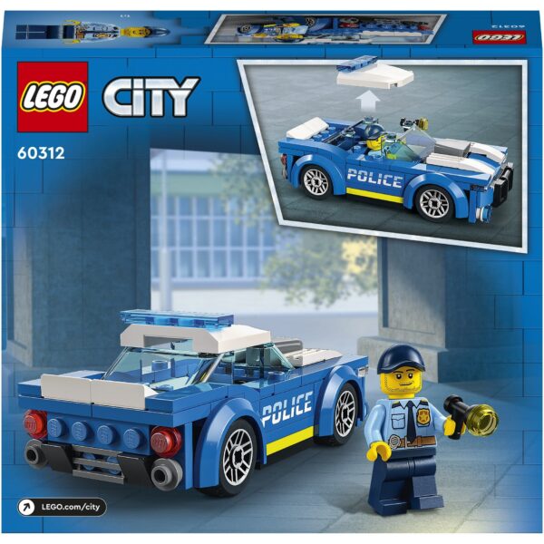 LEGO® City - Masina de politie 60312, 94 piese - imagine 3