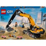 LEGO® City - Excavator galben de constructii 60420, 633 piese - imagine 2