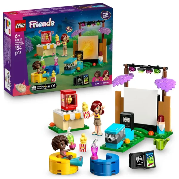 LEGO® Friends - Seara de film a prieteniei 42642, 154 piese - imagine 1