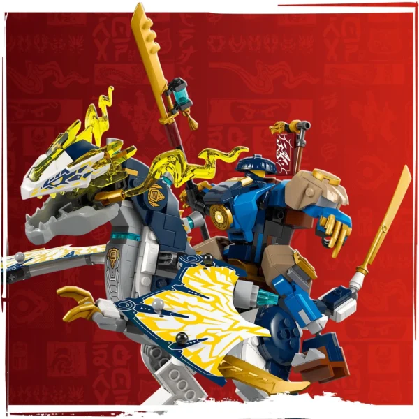 LEGO® NINJAGO® - Robotul calaret de dragon al lui Rogue 71843, 584 piese - imagine 7