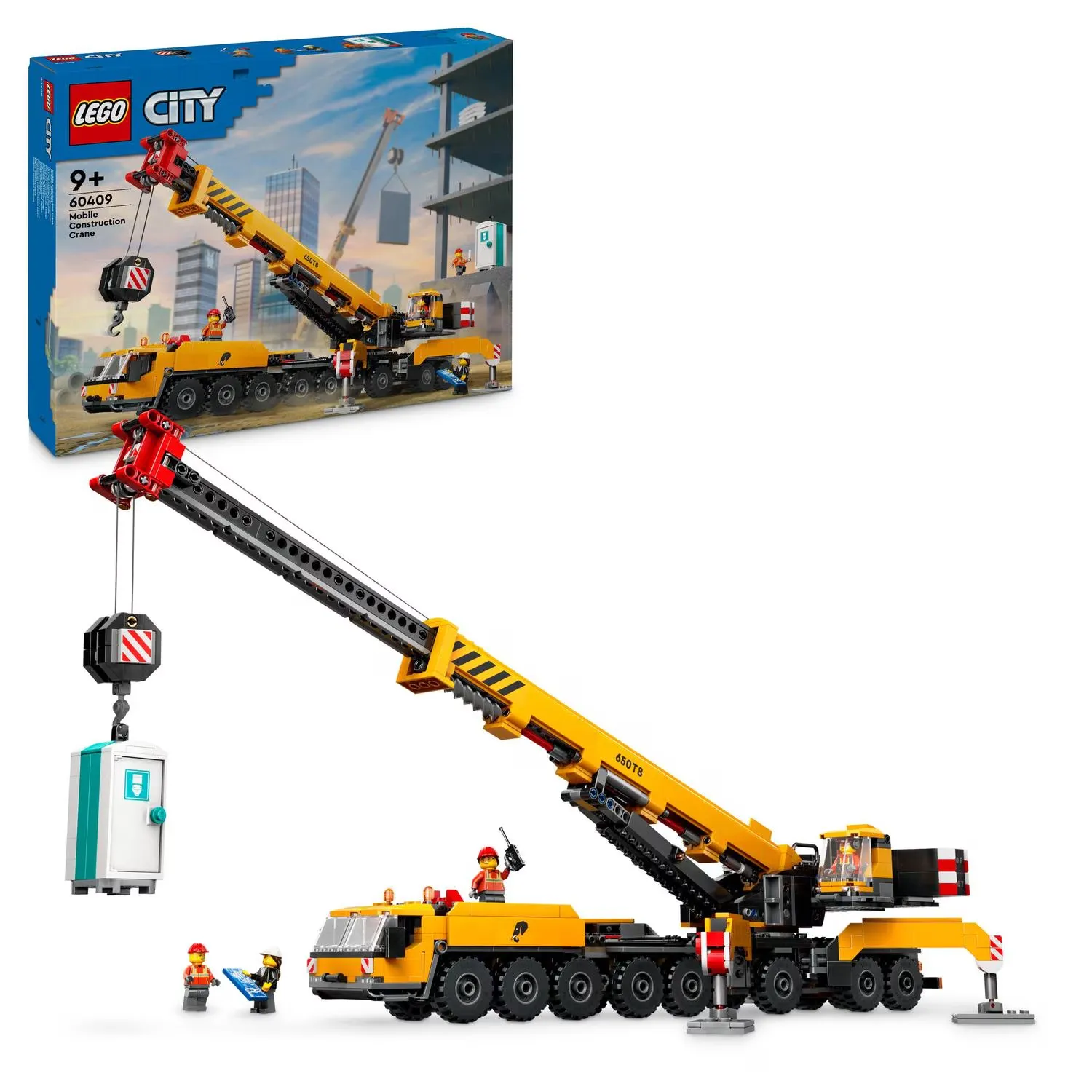 res_9706d346244224f000f9fddc8413e61f LEGO® City - Macara mobila galbena de constructii 60409, 1116 piese - imagine 1