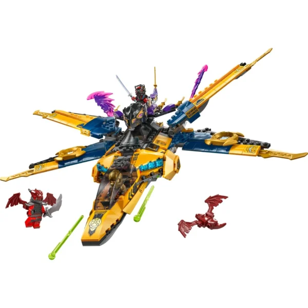 LEGO® Ninjago™ - Superavionul cu reactie al lui Ras si Arin 71833, 510 piese - imagine 4