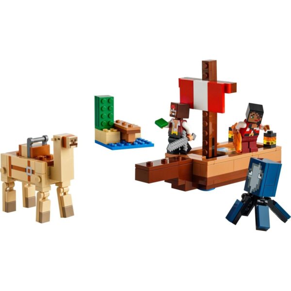 LEGO® Minecraft® - Calatorie pe corabia de pirati 21259, 166 piese - imagine 4