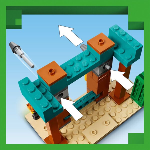 LEGO® Minecraft™ - Patrula Illager de desert 21267, 105 piese - imagine 8