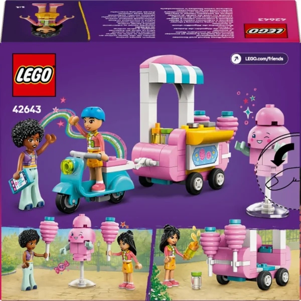 LEGO® Friends - Taraba cu vata de zahar si scuter 42643, 110 piese - imagine 3