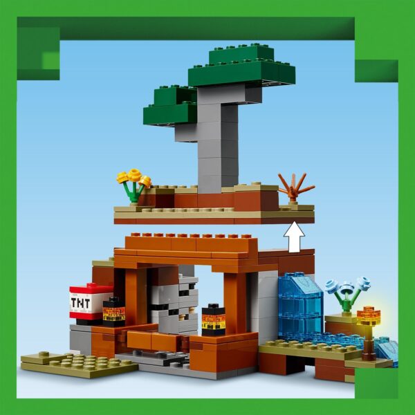 LEGO® Minecraft™ - Expeditia de minerit cu Tatu 21269, 247 piese - imagine 6