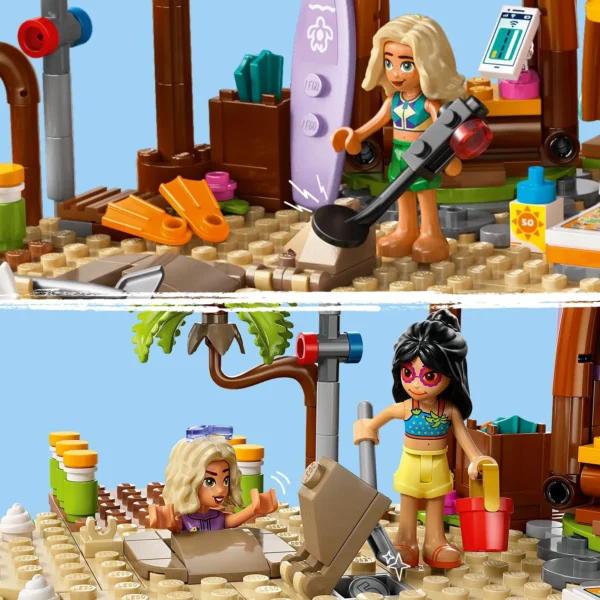 LEGO® Friends - Statiune de pe litoral pentru vacanta cu familia 42673, 1140 piese - imagine 6