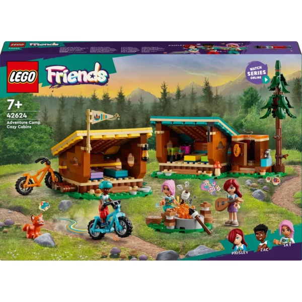 LEGO® Friends - Cabane confortabile in tabara de aventuri 42624, 437 piese - imagine 2