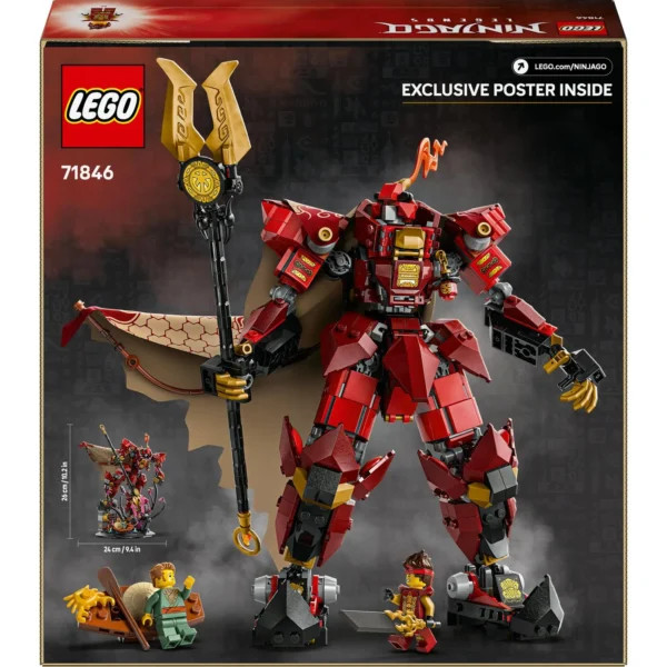 LEGO® NINJAGO® - Robotul cavaler al focului 71846, 996 piese - imagine 3