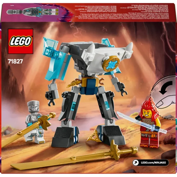 LEGO® Ninjago™ - Costumul robot de lupta al lui Zane 71827, 92 piese - imagine 3