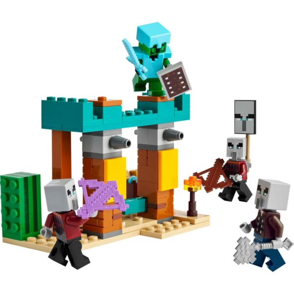 LEGO® Minecraft™ - Patrula Illager de desert 21267, 105 piese - imagine 4