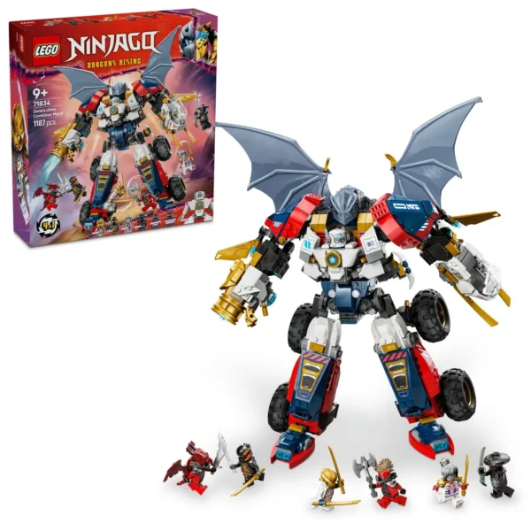 LEGO® Ninjago™ - Ultrarobotul combinat al lui Zane 71834, 1187 piese - imagine 1