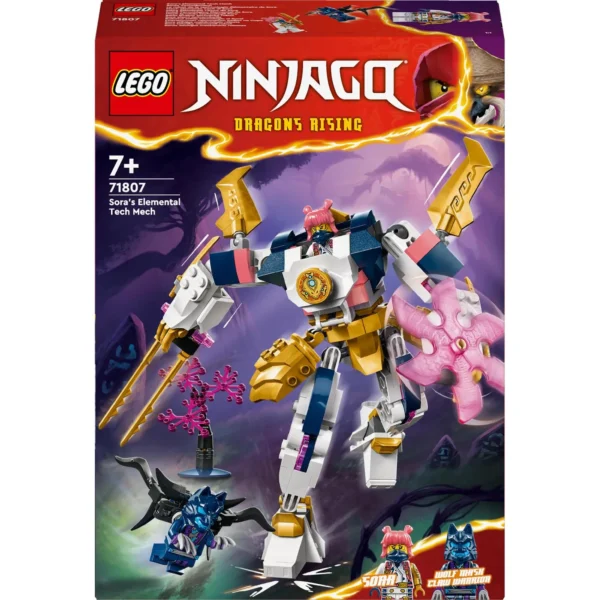 LEGO® Ninjago® - Robotul stihie tehnologic al Sorei 71807, 209 piese - imagine 2