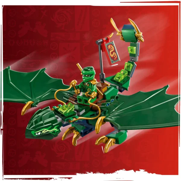 LEGO® Ninjago™ - Dragonul Padure Verde al lui Lloyd 71829, 128 piese - imagine 7