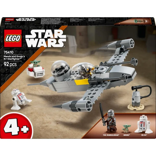 LEGO® Star Wars TM - Nava de lupta stelara N-1 a lui Mando si Grogu 75410, 92 piese - imagine 2