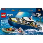 LEGO® City - Urmarire cu barca de politie 60456, 264 piese - imagine 2