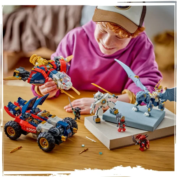 LEGO® Ninjago™ - Ultrarobotul combinat al lui Zane 71834, 1187 piese - imagine 6