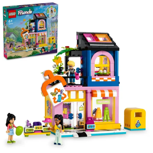 LEGO® Friends - Magazin de moda vintage 42614, 409 piese - imagine 1