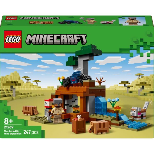 LEGO® Minecraft™ - Expeditia de minerit cu Tatu 21269, 247 piese - imagine 2