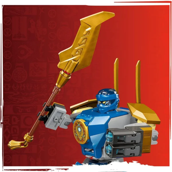 LEGO® Ninjago® - Pachet de lupta robotul lui Jay 71805, 78 piese - imagine 6