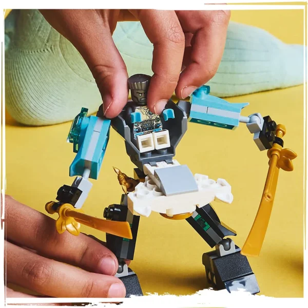 LEGO® Ninjago™ - Costumul robot de lupta al lui Zane 71827, 92 piese - imagine 5