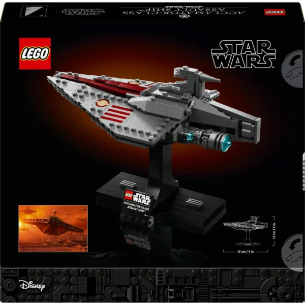 LEGO® Star Wars TM - Nava de asalt din clasa Acclamator 75404, 450 piese - imagine 3