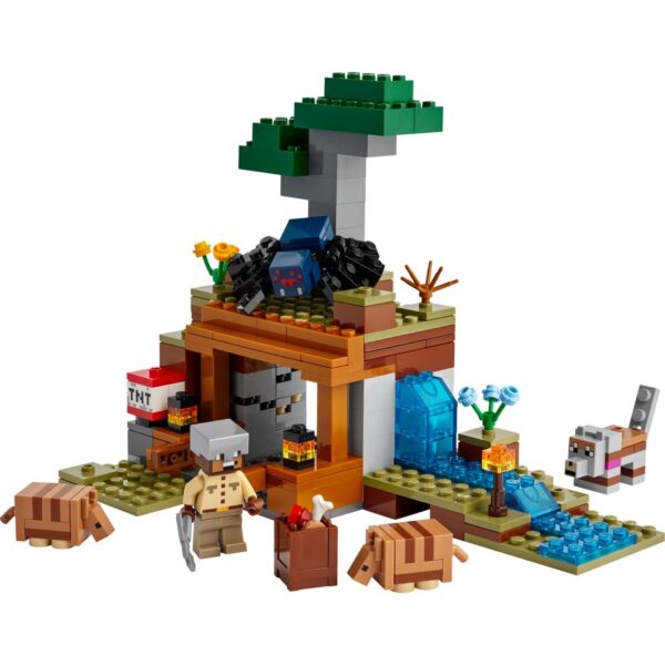 LEGO® Minecraft™ - Expeditia de minerit cu Tatu 21269, 247 piese - imagine 4