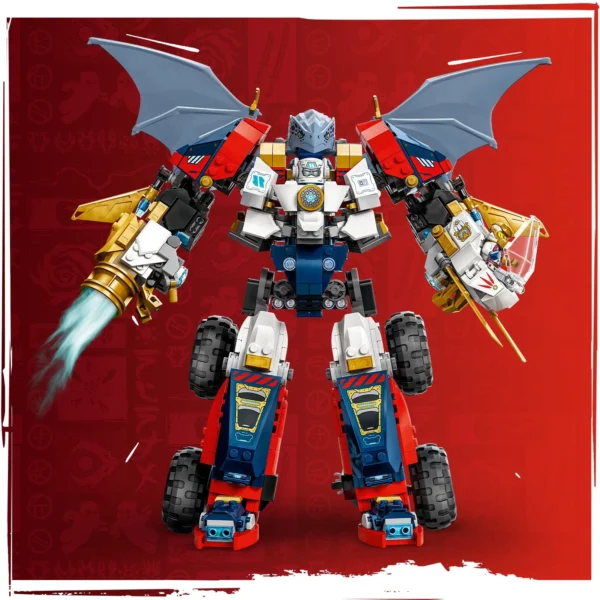 LEGO® Ninjago™ - Ultrarobotul combinat al lui Zane 71834, 1187 piese - imagine 8